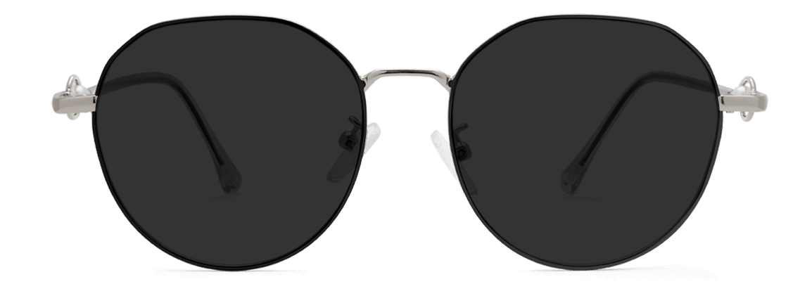 Lentes Alba Black & Silver