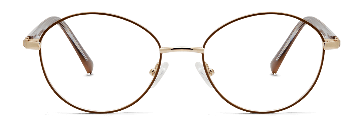Lentes Hanny Brown & Gold