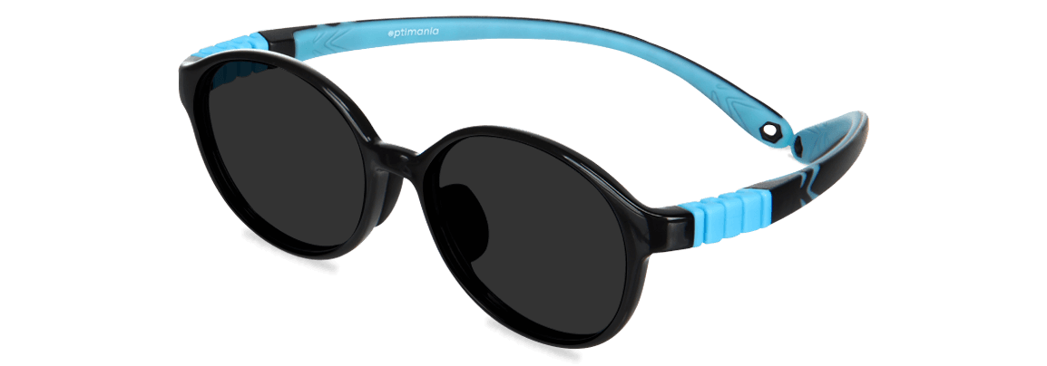 Lentes Ali Black & Sky Blue