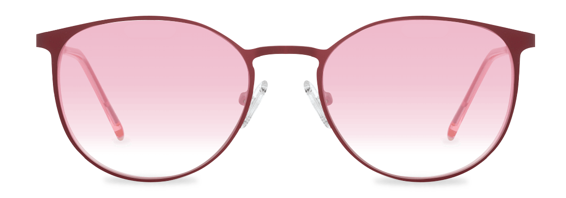 Lentes Mab Dark Red & Pink