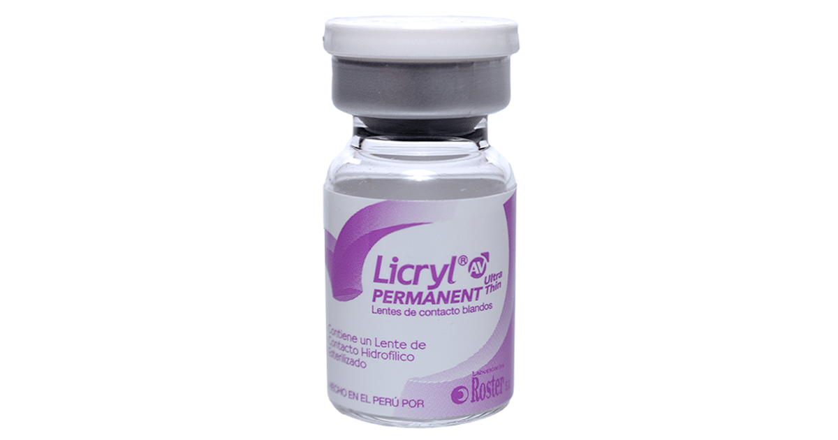 lentes de contacto Esféricos Licryl Permanente AV CV 8.7 - Serie 3