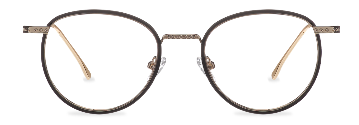 Lentes Robin Black & Gold