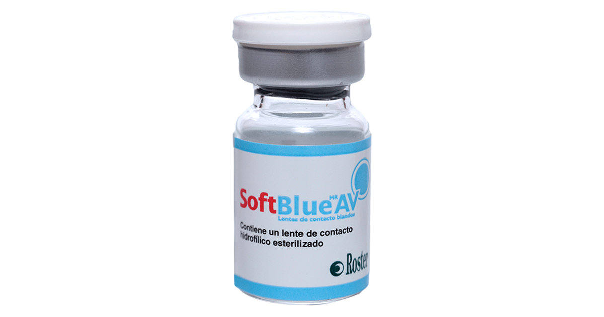 lentes de contacto Esféricos Soft Blue AV - Serie 2 - 10.25 A - 15.00
