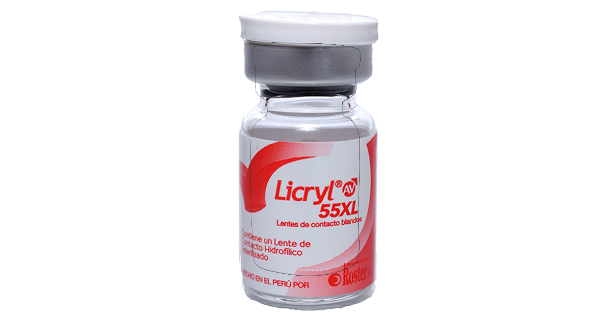 lentes de contacto Esféricos Licryl 55XL AV +/- 10.50 a +/- 20.00